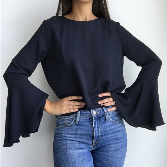 top with flowy sleeves